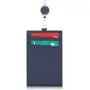 Factory direct id badge card holder strap card holder slim leather badge card holder
