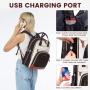 LOVEVOOK New Oxford Outdoor Daypack Fashion Simple Casual Anti-Theft Laptop Backpack College Student Women Travel Backpack