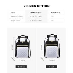 LOVEVOOK custom Lightweight casual daypacks large 15.6 17inch computer rucksack new quilted travel school women laptop backpacks