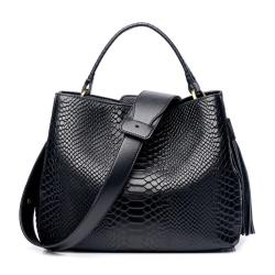Fashion High Quality Luxury Elegant Temperament Handbag For Women Custom Logo Embossed Snake Ladies Handbags
