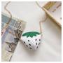 Strawberry bag for kids cute mini backpack girls' PU leather shoulder bags travel bag Cute change wallet