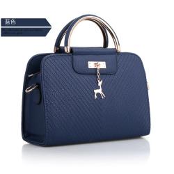 2023 New Fashion Women's Bag Korean Version Fresh PU Lock Buckle One Shoulder Crossbody Bag Fashion Lady Bag