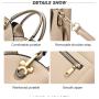 2024 Fashion ladies PU handle leather handbags shoulder luxury handbags woman bags luxury bag