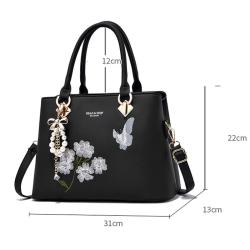 2023 Fashion Embroidery Flower new Crossbody ladies Shoulder Bags Trendy PU Leather bags designer handbags for women luxury