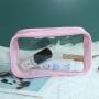New Updating Wholesale Zipper Pouches Gift Packaging Beauty Jewelry Luxury Designer Bags Travel Accessories Clear Cosmetic Bag