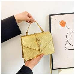 2023 New Fashion One Shoulder Small Square Bag Litchi Pattern Magnetic Buckle High Capacity Handbag Bag Ladies