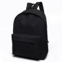 2024 Trendy Pure Color Canvas School Bag College Style Backpack Men's Fashion Travel Bag Backpack