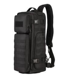 Large Tactical Outdoor Backpack with Zipper Closure Multi-Purpose Mountaineering Chest Bag for Airborne and Transformers Fans