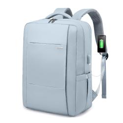 LOVEVOOK New Casual Large Capacity Waterproof Black Custom Logo Office Laptop Bag Backpacks for Men Women with USB Charging Port