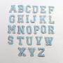 2.15 Inches Self-Adhesive Chenille Letter Patch Custom DIY Glitter Patch Letters Sticker Alphabet Patches For Bags Clothes