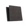 Factory custom pu leather wallet men with 5 credit card slots and 1 button coin pouch