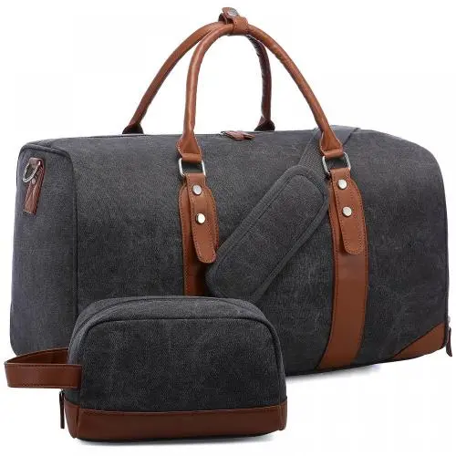 LOVEVOOK 2022 factory wholesale canvas large men women travel bags With Shoe Compartment Toiletry bag weekender duffle bags