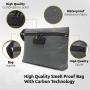 SMELLPROOF BAG Smell Proof Pouch Smokers Carry Stash Lock Bags Female Storage Bag with Code Lock