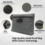 SMELLPROOF BAG Smell Proof Pouch Smokers Carry Stash Lock Bags Female Storage Bag with Code Lock