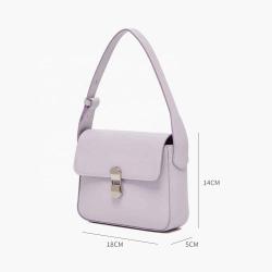 Wholesale New Fashion Pu Leather Luxury Ladies Shoulder Real Leather Bags Crossbody Women Hand Bags