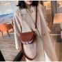 2024 new arrive Luxury Retro fashion saddle bag Crocodile PU leather small purse