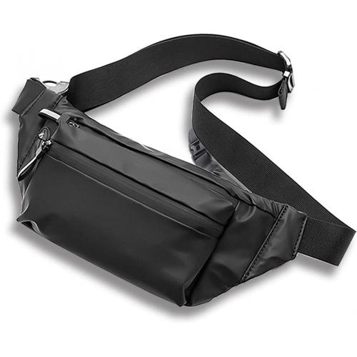 Wholesale Custom Streetwear Fanny Pack Bum Bag Waterproof Waist Belt Bag For Running Travel Hiking
