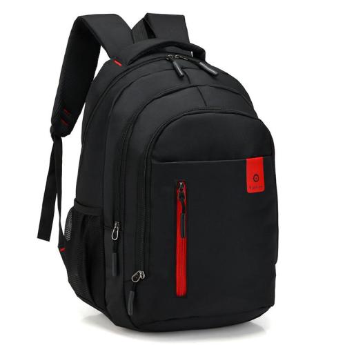 HR462 Unisex Solid Color Laptop Wholesale of New Men's Backpacks Oxford Business Letter Printing Bags Student Travel Backpacks