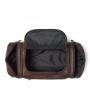 Custom Large Clam Shell Shape Travel Organizer Clutch Cosmetic Pouch Tassel Zipper Puller Beauty Personal Bag Leather Makeup Bag