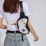 2023 Fashion Gamepad Shape Women Waist Bags Small Crossbody Chest Bags Custom Waterproof Nylon Fanny Pack