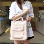 Big Capacity Corduroy Tote Bag Casual Shoulder Bags Handbags Crossbody Shopping Bag With Zipper And Outer Pocket for Women