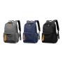 HR592 Casual Men's Backpack Fashion Outdoor Backpack Women Polyester Leisure Waterproof Travel Bag Business Man Phone Laptop Bag