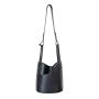 Women's Handbag Basket Shoulder Tote Crossbody Messenger Bag Ladies Large Capacity Fashion Splicing Leather Bucket Bag