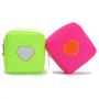 Glossy Packaging Bags for Make Up Pouch Kid Jelly Case With Zipper Waterproof Cosmetic Bag