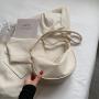 Pure Color Leather Crossbody Bags For Women Large Capacity Women'S Bags Shoulder Bag Fashion bolsas para mujer