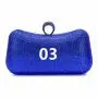 Factory wholesale chain ladies shoulder bags metal box rhinestone purse blue clutch evening bag green crystal bag women handbags pochette femme