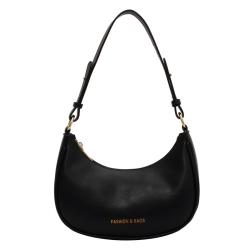Half Moon Package Womens Purses And Handbags Zipper Handbags Woman Bags Luxury Pure Color Bags Women Handbags Shoulder