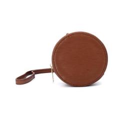 2024 Custom Animal PU Leather Mini Round Coin Bag Wallet For Women Pouch Purse