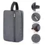 Portable Cosmetic Organizer Pouch Travel Shaving Dopp Kit Waterproof Toiletry Bag For Men
