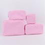 Keymay Custom Gifts Cosmetic Bag Cases Travel Toiletry Zipper Pouch Waterproof Colour Nylon Makeup Bag