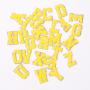 Wholesale Whole Sets 26 Alphabet Kids DIY Custom Self Adhesive Sticker Chenille Letter Patches Embroidery Letters Patch