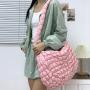 2024 Custom Quilted Embroidery Shoulder Hobo Bag For Women Bubble Design