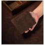 ZR250 New Vintage Crazy Horse Leather Men's Wallet Short Fashion Genuine Leather Money Clip Layer Cowhide Simple Clip