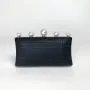 Women vintage pearl clutch bag    woman   black navy rhinestone PU evening bag  party purse handbag