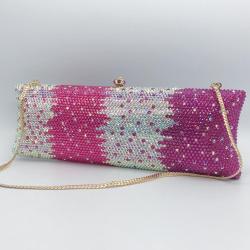 New Hot Sale Ladies Fancy Evening Purse Rhinestones Crystal Purse Evening Clutch Handbag Wedding Bags Party Bags