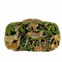 Money Leopard Water Diamond Handheld Evening Bag Banquet Party Bag