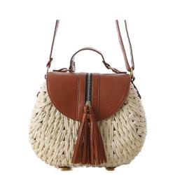 KBW053  New Paper Rope Woven Package Fresh Cross-body Straw Woven Bag Beach Holiday Shoulder Women's Bag Woven Bag