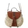 KBW053  New Paper Rope Woven Package Fresh Cross-body Straw Woven Bag Beach Holiday Shoulder Women's Bag Woven Bag