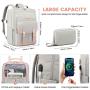 2023 LOVEVOOK 2pcs Business custom Waterproof Vintage computer bags oxford daypack school travel laptop backpacks Unisex usb
