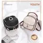 ZR697 New Women Bag Backpack Fashion Good Girl PU Leather Waterproof Schoolbag Female Flip Cover Versatile Travel Crossbody Bag