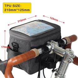 Professional Bicycle Accessories Oversize Bicycle Handlebar Bag Cycling Front Pack Bike Bag