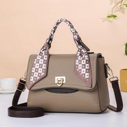 Low MOQ bolsos para mujer Scarves Lichee leather bag women hand bags crossbody bag For Women