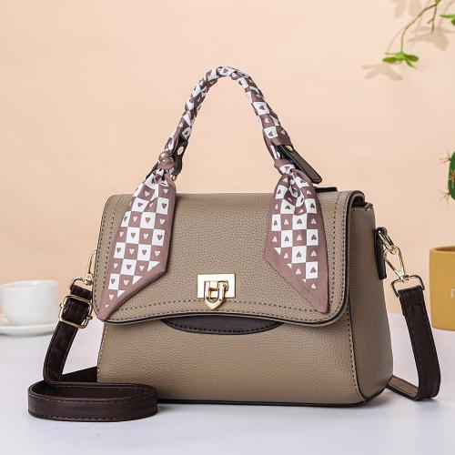 Low MOQ bolsos para mujer Scarves Lichee leather bag women hand bags crossbody bag For Women