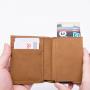 Hot Card Holder Slim Wallet Pop Up Aluminium Men Women ID Protector Purse PU Leather Luxury Business Card Bag