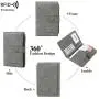 2024 Anti Theft Passport Holder Travel Wallet RFID Blocking PU leather Case Cover Multifunctional travel passport bag