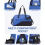 LOVEVOOK Sucipi 45L large sports Duffel Bags with Shoes Compartment for women men Fitness Swimming Yoga Travel luggage bags